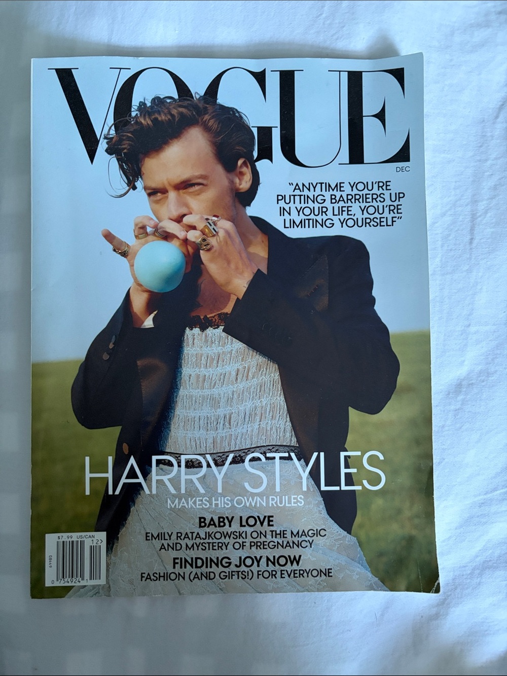 Vogue magazine- Harry Styles